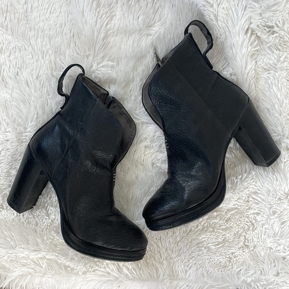 Free People Bolo Bandit Platform Heeled Chunky Boots size 40